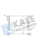 MOTOR SU RADYATORORU KIA RIO - STONIC 1.2 CVVT 1.4 17 (MANUEL VITES) 500X388X16 - 1