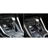 Lexus NX200 200t 300h 2014 2021 Karbon Fiber CD Panel Dekoratif Sticker - 5