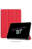 Galaxy Tab S10 FE Plus Uyumlu 13.1" Katlanabilen Standlı Smart Cover Akıllı Tablet Kılıfı thumbnail 20