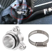 BMW 335i Araba Su Hortumu Bağlantı Adaptörü Kelepçeli Gri 28mm - 1