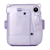 Fujifilm Instax Mini 11 Mor Parlak Kristal Kılıf ve Ayarlanabilir Askı - 5