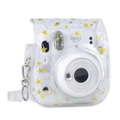 FUJIFILM Instax Mini 11 9 8 Uyumlu Şeffaf PVC Sert Kamera Çantası Omuz Askılı - 5