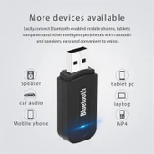 M1 Bluetooth Ses Verici Alıcı Adaptör Taşınabilir Ses Çalar Siyah - 6