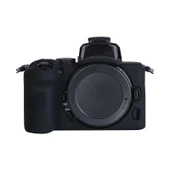Nikon Z50 Siyah Yumuşak Silikon Koruyucu Kılıf - 2