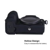 Nikon Z50 Siyah Yumuşak Silikon Koruyucu Kılıf - 7