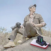 Sony NP-FZ100 Çift Kanal Dijital LCD Ekranlı Pil Şarj Cihazı USB Portlu ILCE-9 Uyumlu - 9