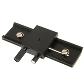 2 Yönlü Makro Odak Raylı Kaydırıcı Uzun Tip Tripod Başlık Plakası Siyah - 4