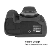 Nikon D600 D610 Uyumlu Siyah Yumuşak Silikon Kamera Kılıfı - 7