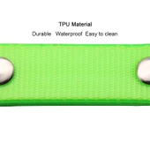 TPU Malzemeli Çiftli Düğümsüz Köpek Gezdirme Tasması 25 cm Kırmızı - 4
