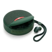 T G TG808 2si1 Arada Mini Kablosuz Bluetooth Hoparlör ve Kulaklık Yeşil - 1