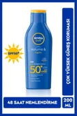 Sun Güneş Koruyucu Losyon 200ml, Spf50, Nemlendirici, Uva/uvb Koruması, Suya Dayanıklı - 1