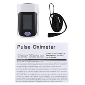 AB 80 Hassas Parmak Nabız Oksimetresi Kan Oksijen Monitörü Mor - 6