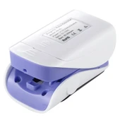 AB 80 Hassas Parmak Nabız Oksimetresi Kan Oksijen Monitörü Mor - 3