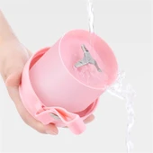 Taşınabilir Mini Elektrikli Blender Portatif Meyve Sıkacağı Lacivert - 8