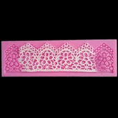 Dantel Silikon Kek Kalıbı - Dikdörtgen - 16x5 cm - 3