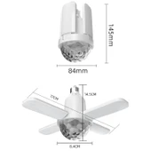 LY002 24W Mini Bluetooth Katlanabilir RGB Müzik Işığı Magic Light - 3