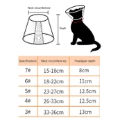 Evcil Hayvan Koruyucu Başlık Kedi ve Köpek Isırma Önleyici Boyunluk No4 125cm - 3