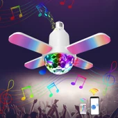 LY002 24W Mini Bluetooth Katlanabilir RGB Müzik Işığı Magic Light - 2