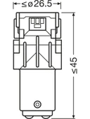 LED AMPUL 12 V P21/5W - 1