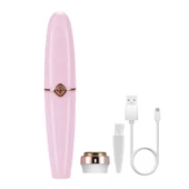 Kadın Mini Yüz Tıraş Makinesi ve Ruj Epilatör Pembe - 1