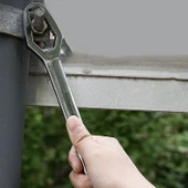Çok Fonksiyonlu Siyah Çift Uçlu Ayarlanabilir Somun Anahtarı 270mm - 7
