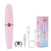Kadın Mini Yüz Tıraş Makinesi ve Ruj Epilatör Pembe - 2