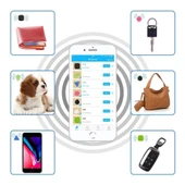 Bluetooth Mini Akıllı Takip Cihazı Siyah - Evcil Hayvan ve Çocuklar İçin Anahtar Bulucu - 6