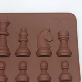 Silikon Satranç Şekilli Çikolata Kalıbı - 3