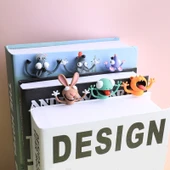 3D Stereo Hayvan Ayracı Yaratıcı Sevimli Komik Tavşan Ayracı - 5