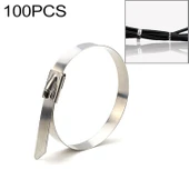 100 Adet 4.6x350mm Paslanmaz Çelik Metal Kablo Bağı Isıya Dayanıklı - 1