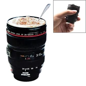 Mini Zoom EF 24-105mm Model Lens Tasarımlı Termos Kupa - 1