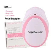 JPD-100S Mini Ev Tipi Fetal Doppler Hamile Doppler Monitörü Pembe - 3