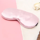 USB Şarjlı Isıtmalı İpek Moxa Uyku Göz Maskesi Pembe - 2