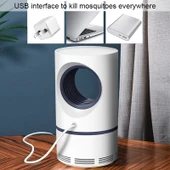 188 Model 5W USB Fotokatalitik Sivrisinek ve Sinek Öldürücü Lamba 17.5x10 cm - 8