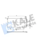 KLIMA RADYATORU (KURUTUCULU) HONDA CR-V 1.5 VTEC 18 756X352X12 - 1