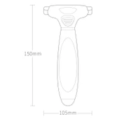 Orijinal Xiaomi Youpin Pawbby Tek Elle Kullanılan Evcil Hayvan Tüyü Temizleme Tarağı - 3