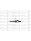 KIZDIRMA BUJISI GOLF PASSAT JETTA T4 CADDY POLO CLASSIC 1,9 / 2,4D 1Y / AJA 94 (12 ADET) - 1
