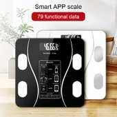 Ev Tipi Akıllı Vücut Yağ Ölçer Elektronik Tartı Siyah Pil Versiyonu - 5
