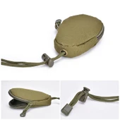 Mini Outdoor Yürüyüş EDC Taşıma Çantası Anahtarlık ve Bozuk Para Cüzdanı Ordu Yeşili - 3
