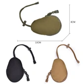 Mini Outdoor Yürüyüş EDC Taşıma Çantası Anahtarlık ve Bozuk Para Cüzdanı Ordu Yeşili - 2
