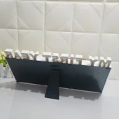 Bebek Anı Fotoğraf Çerçevesi Beyaz - DIY Ev Dekorasyonu - 6