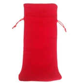 3 Parça Noel Baba Desenli Yılbaşı Şampanya Şişesi Kılıfı Peluş Masa Süsü - 3