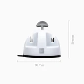 Xiaomi Youpin Huohou Mutfak Mini Çift Tekerlekli Bıçak Bileme Aleti Beyaz - 2
