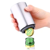 Manyetik Otomatik Paslanmaz Çelik Bira Şişesi Açacağı 85x52 mm - 1
