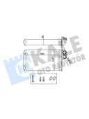 KALORIFER RADYATORU P406 1,6 / 1,8 / 2,0 16V 00 04 (248×158×42) - 1