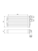 KALORIFER RADYATOR C4 P307 DV6 (1,6HDI) 2,0HDI 16V - 1
