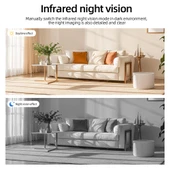 F1 1080P WiFi Mini Kamera Siyah Gece Görüşlü - 6