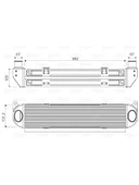 INTERCOOLER DISCOVERY 3 (L319) 2.7 0409 DISCOVERY 4 (L319) 2.7 0918  RANGE ROVER SPORT I (L320) 2. - 1