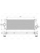INTERCOOLER LAND ROVER DISCOVERY II 2.5 TD5 9804 - 1