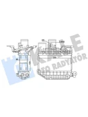 INTERCOOLER RADYATOR AVENSIS 2,0 D4D 1999 2008 COROLLA 2,0 D4D 2002 2007 - 1